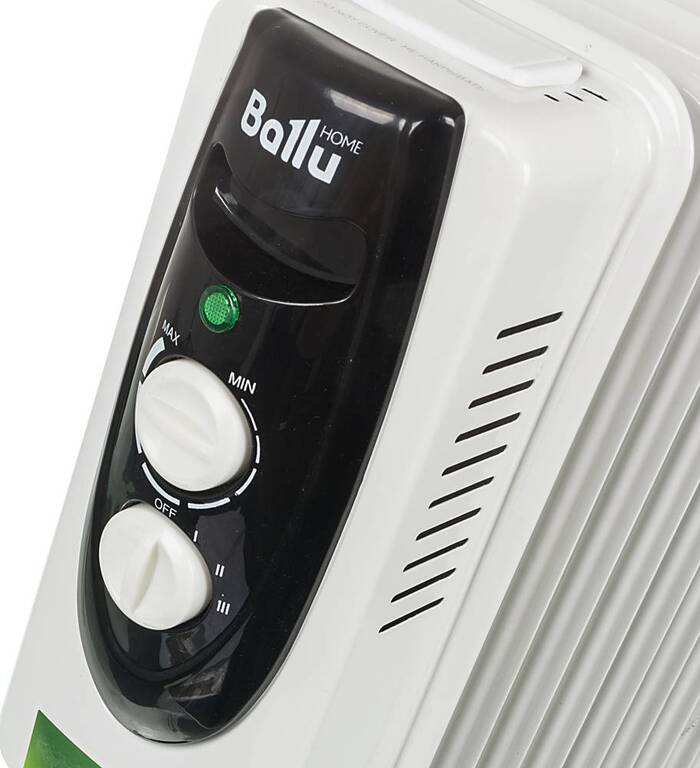 Масляный радиатор Ballu Classic BOH CL-09WRN, Белый №4