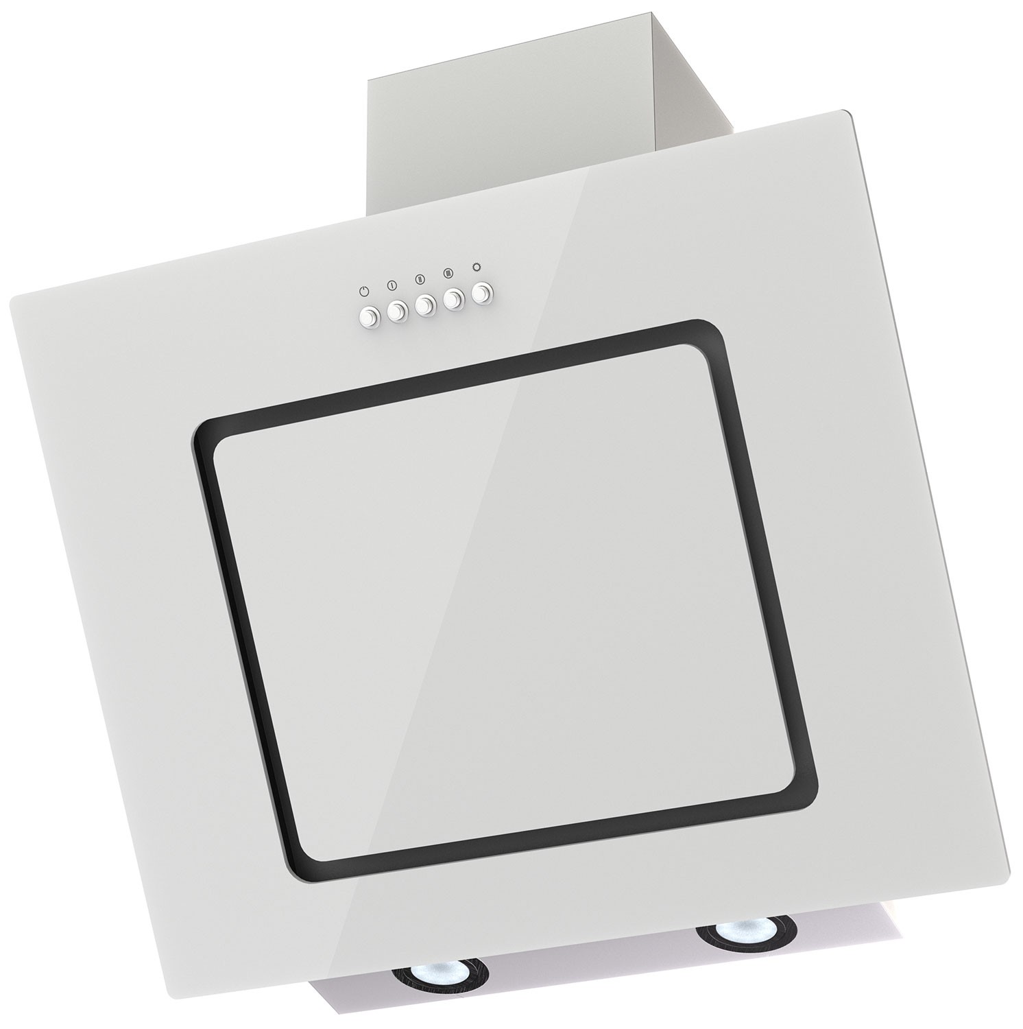 Вытяжка Krona KIRSA 600 black/black glass, Черный детальное изображение - 1