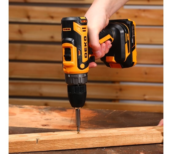 Аккумуляторная дрель-шуруповерт DEKO DKCD20-Li, 20 В, 42 Нм, 2.5 А·ч, 085-1123 детальное изображение - 7