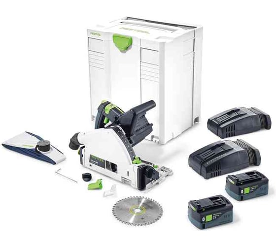 Аккумуляторная пила FESTOOL TSC 55 LI REBI-PLUS/XL-SCA, 160 мм, 5200 об/мин детальное изображение - 1