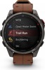 Смарт-часы Garmin fenix 8 Pro AMOLED DLC, 47 мм, угольно-серый, черный силиконовый ремешок вариант - 8