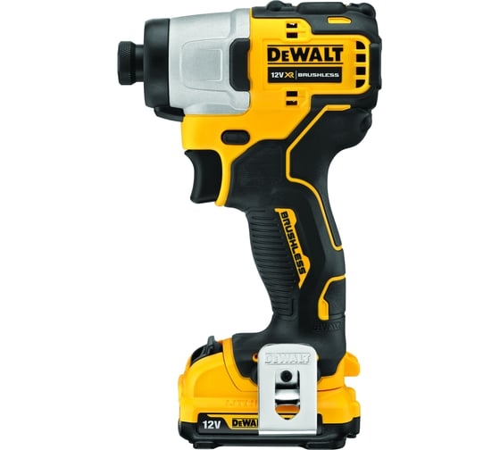 Аккумуляторный ударный гайковерт DeWALT DCF801D2-QW, 12 В, 163 Нм, 2 А·ч детальное изображение - 2