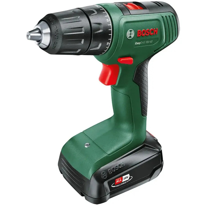 Аккумуляторная дрель-шуруповерт Bosch Easydrill 18V-40, 18 В, 40 Нм, 1.5 А·ч, 06039D8002 №1