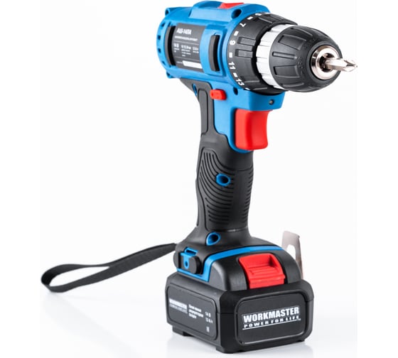 Аккумуляторная дрель-шуруповерт WorkMaster АШ-14ЛА, 14.4 В, 26 Нм, 1,5 А·ч детальное изображение - 5