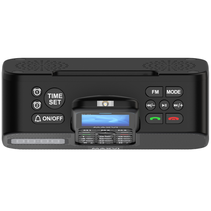 Мобильный телефон MAXVI RT-03 с док-станцией, 32 Мб, Черный, Dual mini-SIM №10