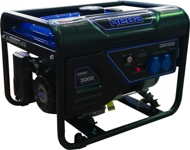 Генератор бензиновый НЕВА DB3300, 2.8 кВт, Черный детальное изображение - 1