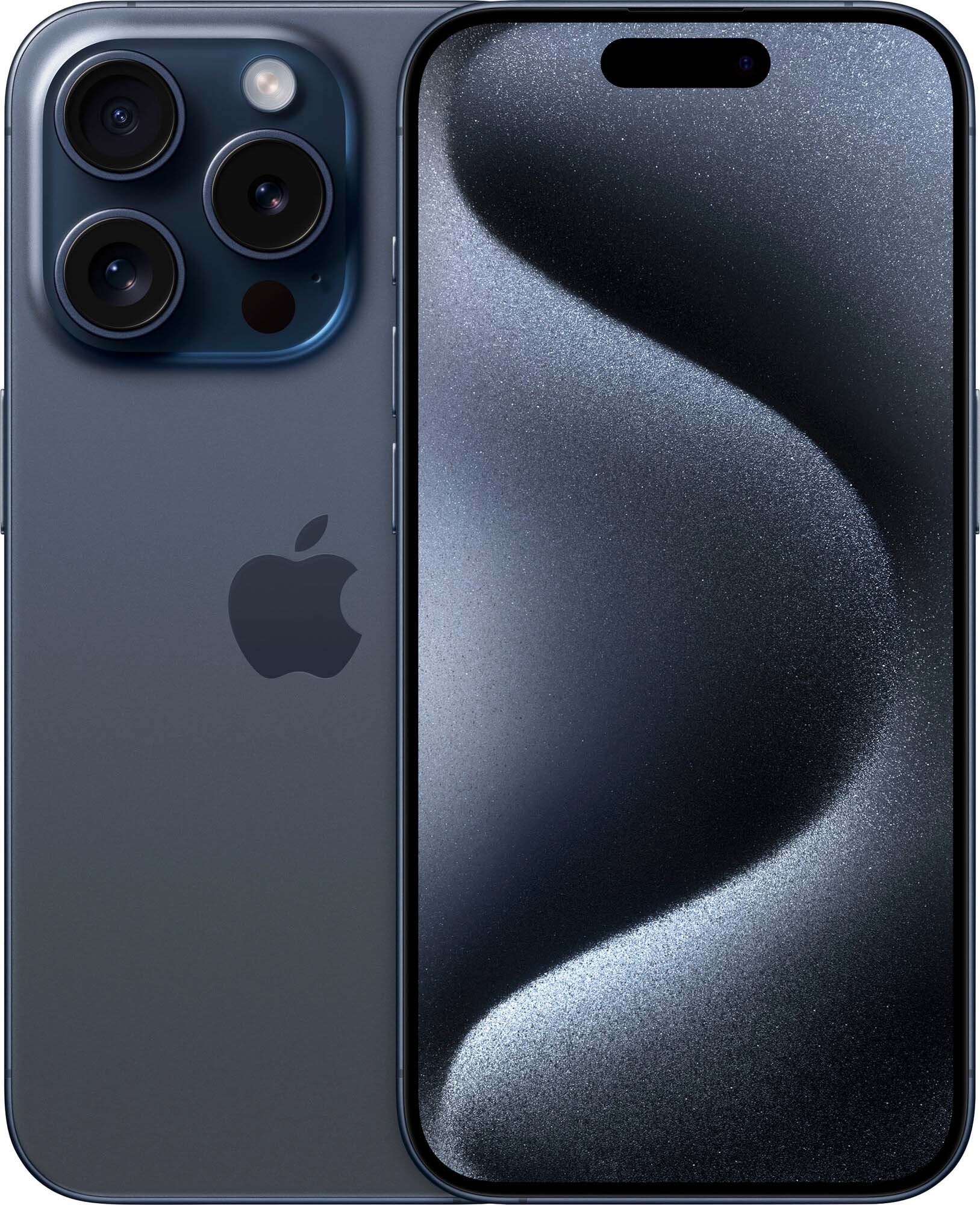 Смартфон Apple iPhone 15 Pro 256 Гб, Синий титан, Dual nano SIM детальное изображение - 1