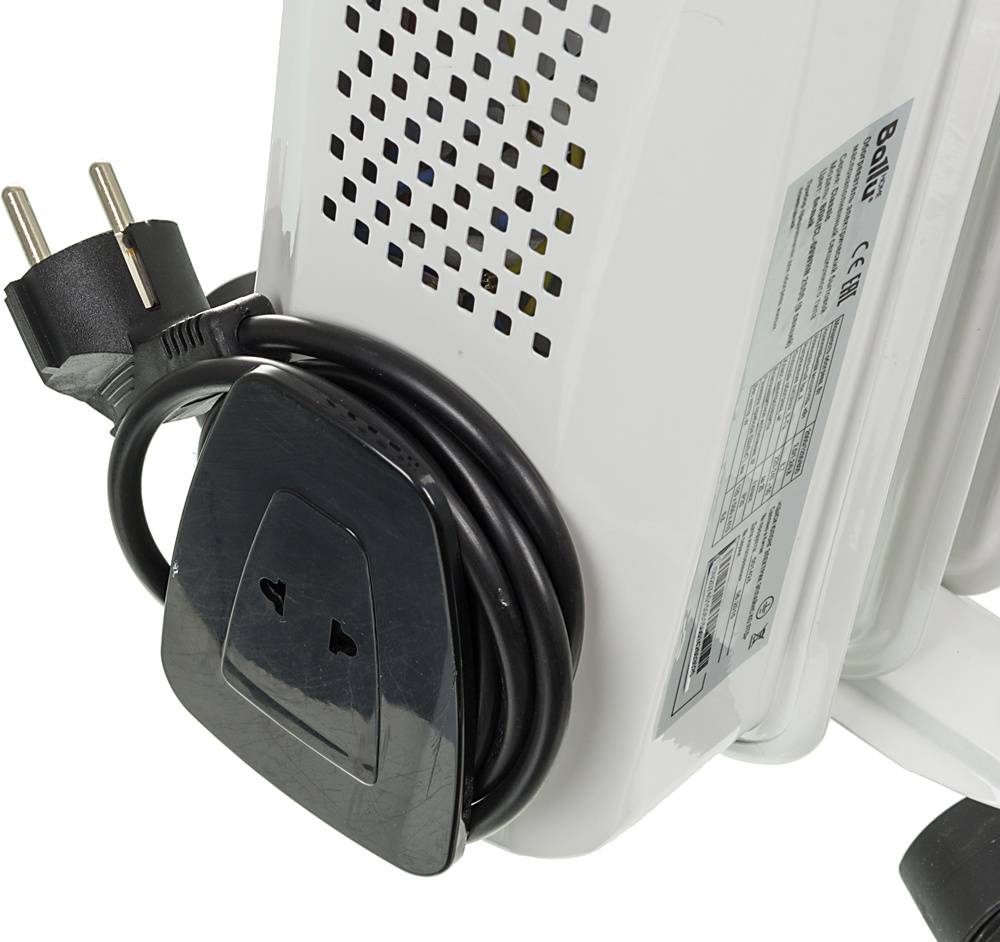 Масляный радиатор Ballu Classic BOH CL-09WRN, Белый детальное изображение - 5