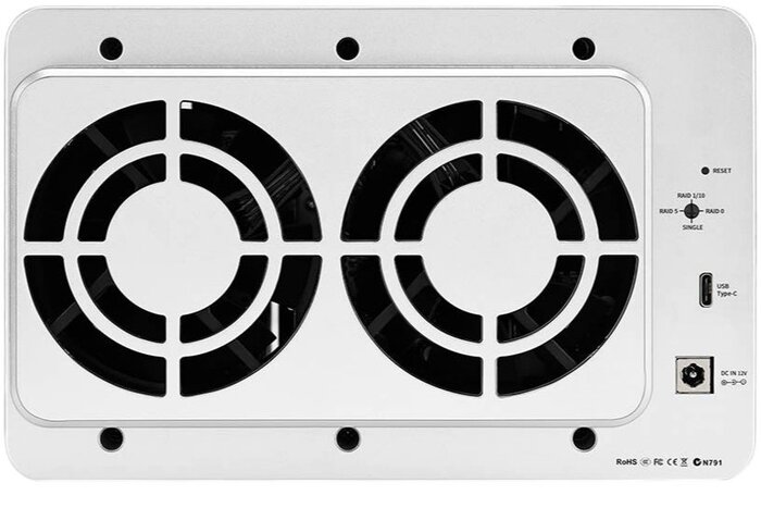 Дисковое хранилище TerraMaster D5-310, Серебряный №3