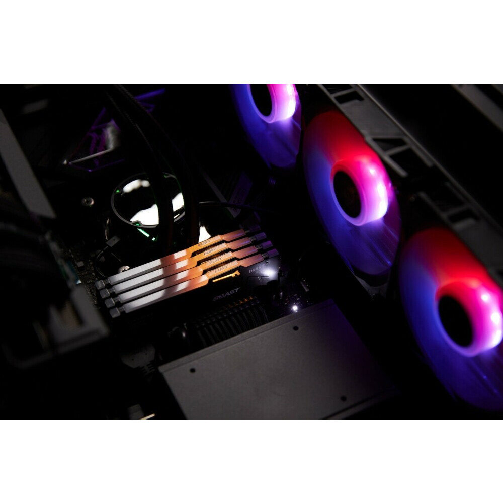 Оперативная память Kingston Fury Beast Black RGB DDR5 6000MHz, KF560C36BBEA-16, 16 Гб детальное изображение - 3