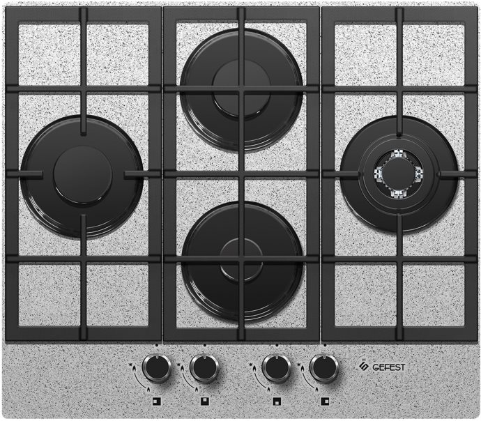 Газовая варочная панель Gefest PVG 2231-01 K12, Белый детальное изображение - 3