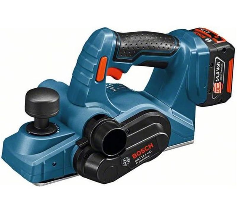 Электрический рубанок Bosch GHO 14.4 V-LI Professional 0.601.5A0.401, 600 Вт,  Синий детальное изображение - 1