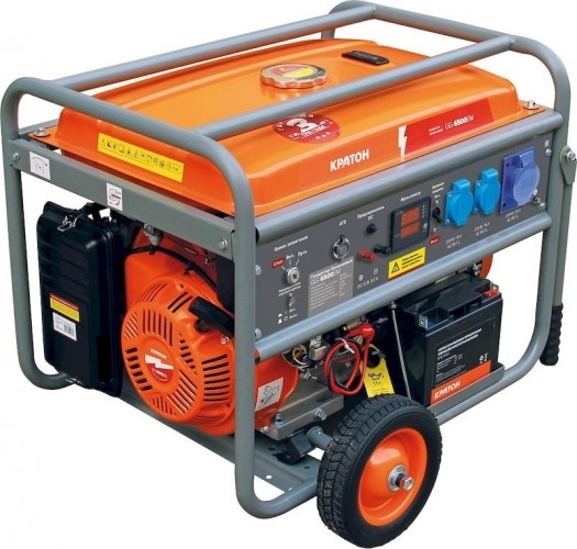 Генератор бензиновый Кратон GG-6500EM 3 08 01 038, 6 кВт, Оранжевый детальное изображение - 1