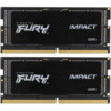 Оперативная память Kingston Fury Impact SO-DIMM DDR5 6400MHz, KF564S38IBK2-32, 2x16 Гб KIT, 32 Гб вариант - 1