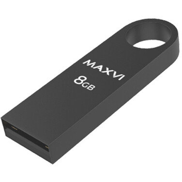 USB Flash накопитель MAXVI MK Dark 8 ГБ, черный детальное изображение - 1