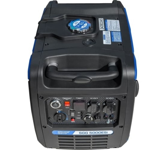 Генератор бензиновый ТСС SGG 5000ESi 060053, 5 кВт, Синий детальное изображение - 8