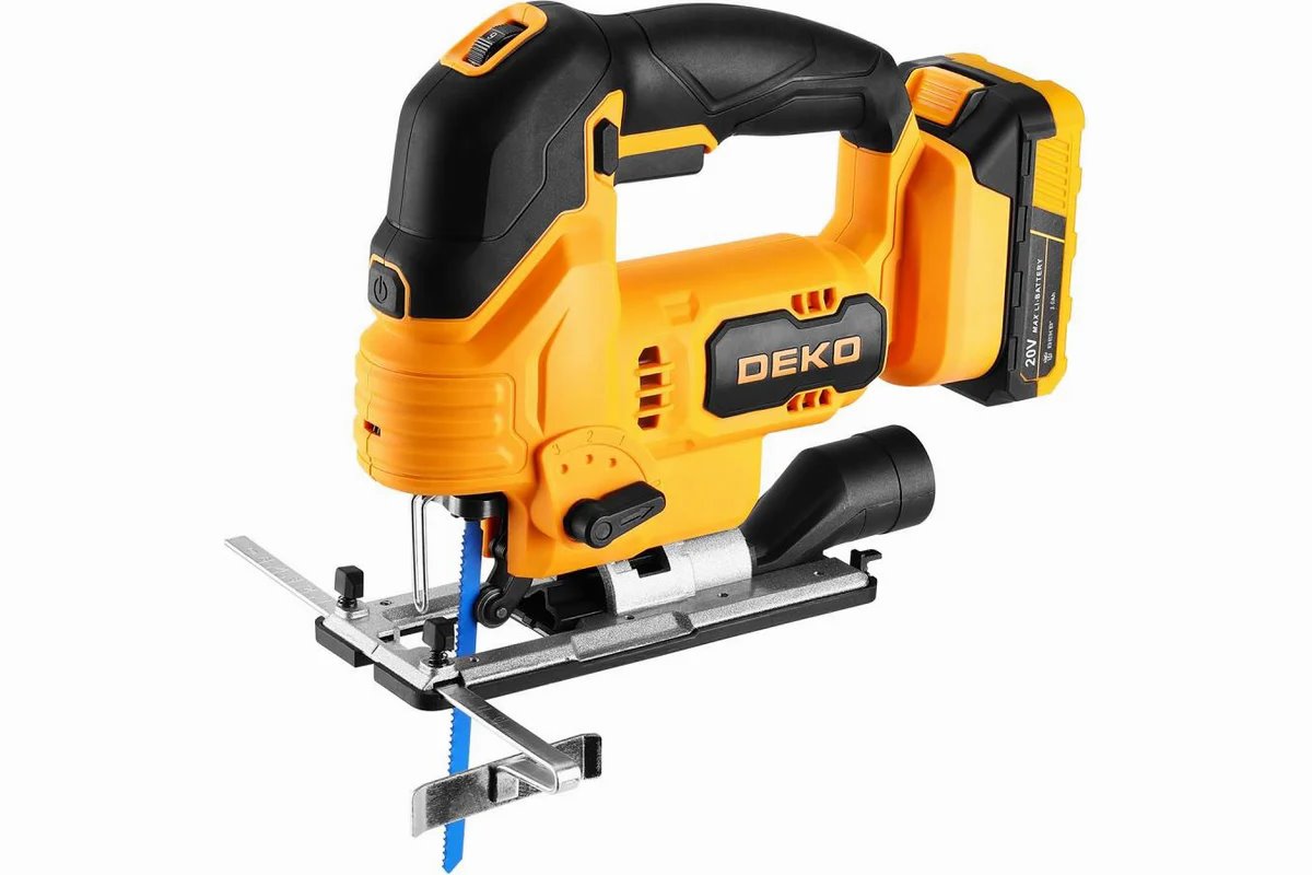 Электролобзик DEKO DKJS20 Max 083-1126,1x3.0Ач, 20В детальное изображение - 2