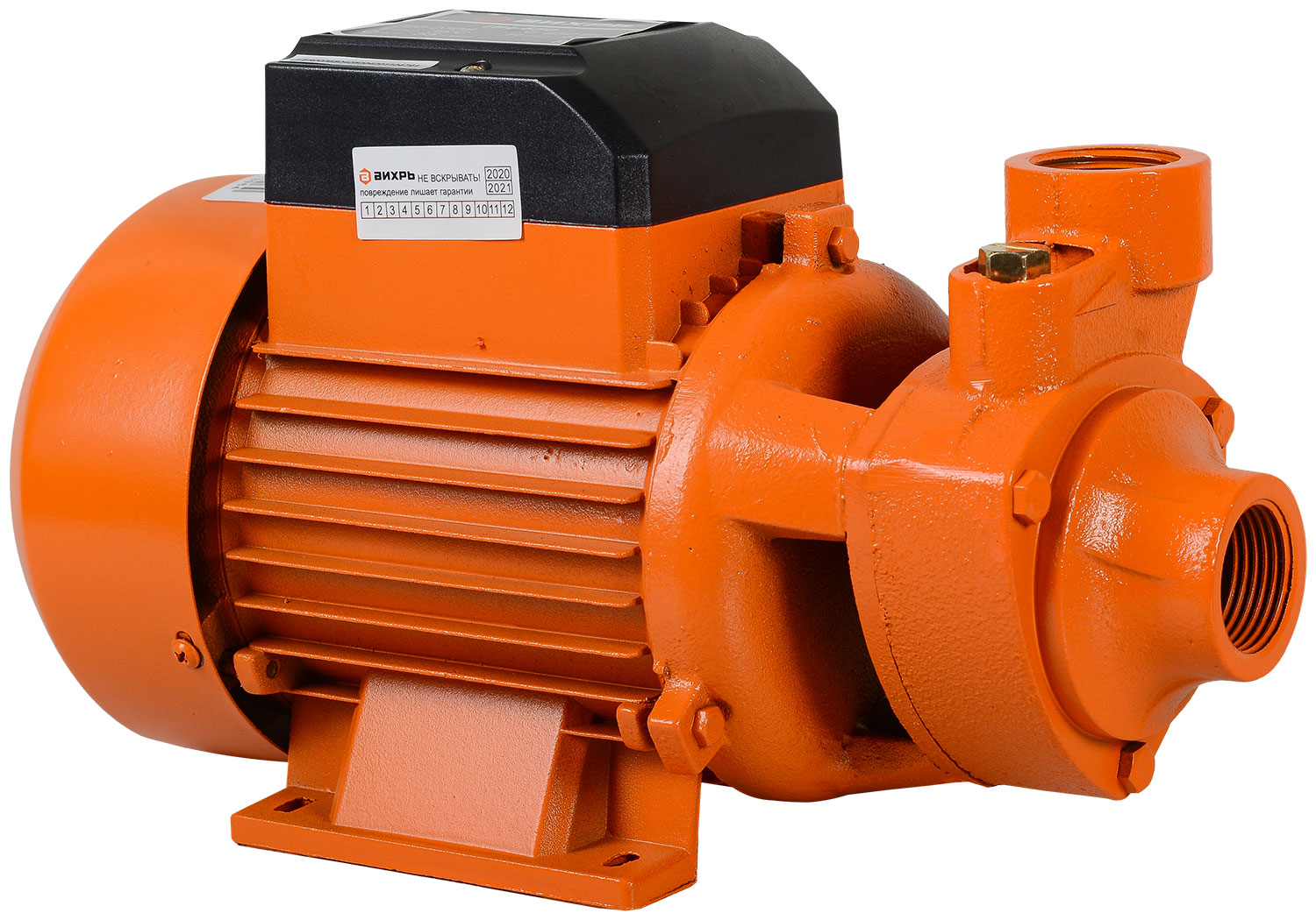 Насос Вихрь ПН-650, 55 л/мин, 25 мм, напор 45 м, d=25 мм, 650 Вт, Оранжевый детальное изображение - 1