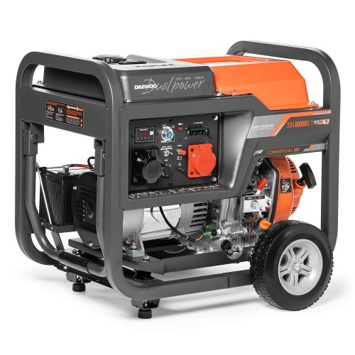 Генератор дизельный с воздушным охлаждением DAEWOO DDAE 6000DXE-3, открытый, 6 кВт, Черный детальное изображение - 1