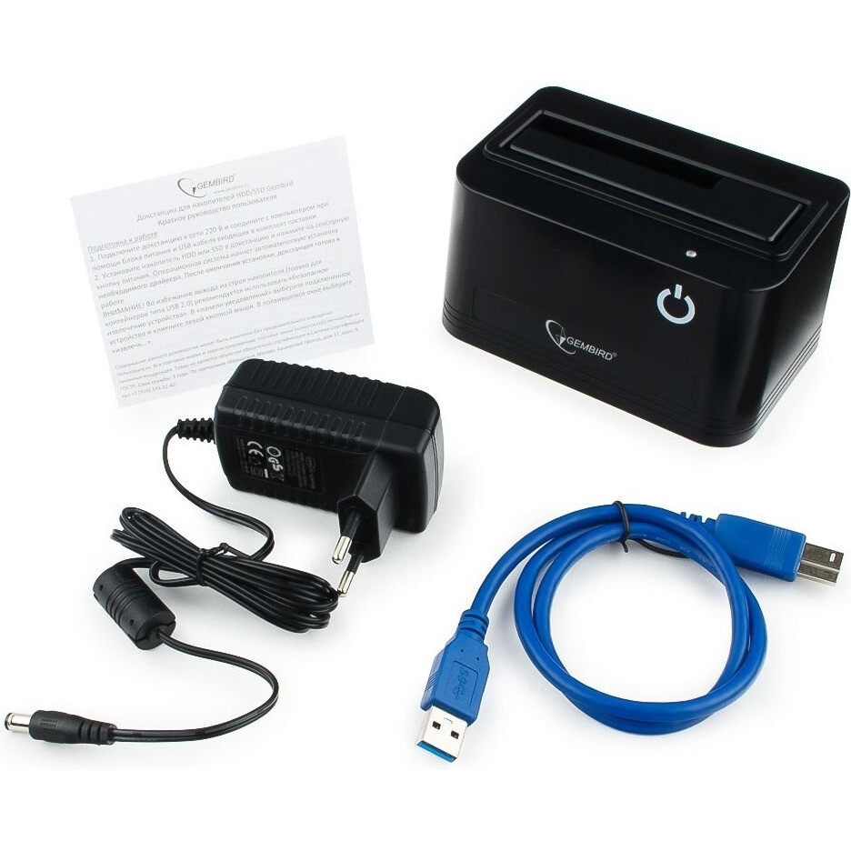 Док-станция для HDD Gembird HD32-U3S-4, Чёрный детальное изображение - 3