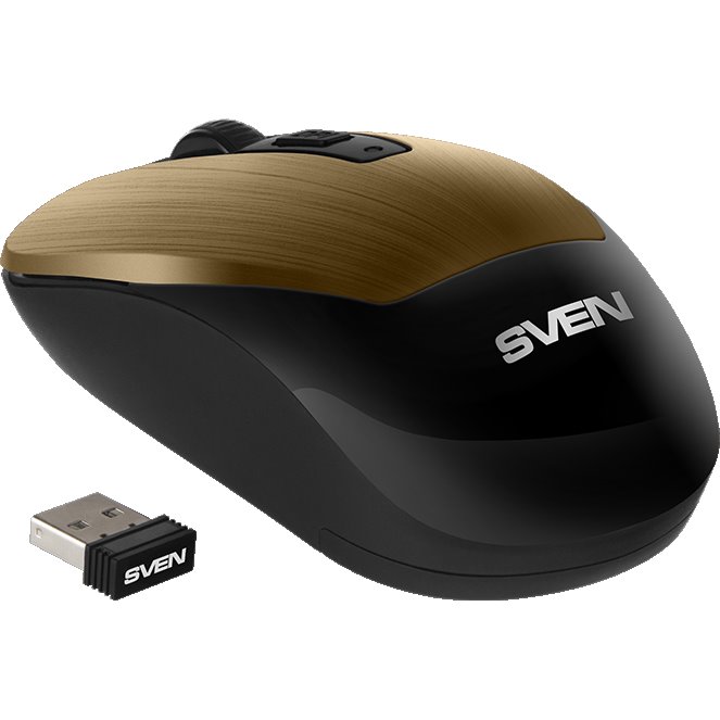 Мышь Sven RX-380W Bronze, бронзовый, Черный детальное изображение - 3
