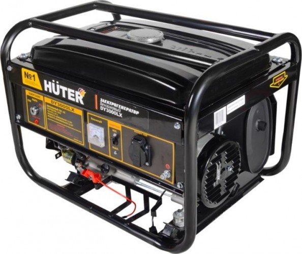 Генератор бензиновый HUTER DY3000LX 64/1/10, 2.5 кВт, Черный детальное изображение - 2