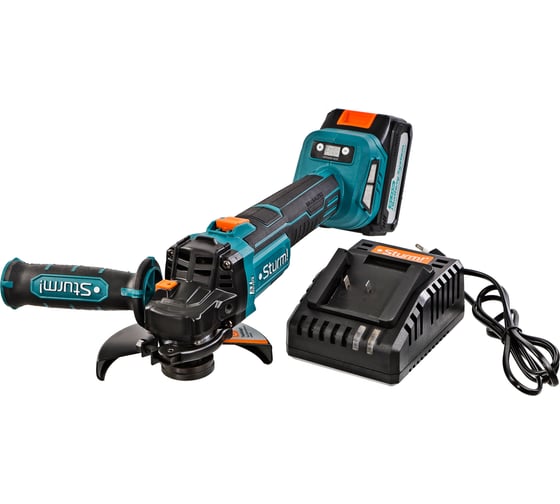 Аккумуляторная бесщеточная угловая шлифмашина Sturm CAG18125BLE, 125 мм, 9000 об/мин детальное изображение - 2