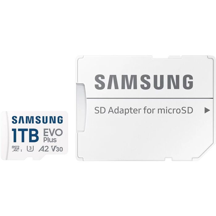 Карта памяти Samsung EVO Plus MicroSD + SD адаптер (MB-MC1T0SA), 1 Тб №2