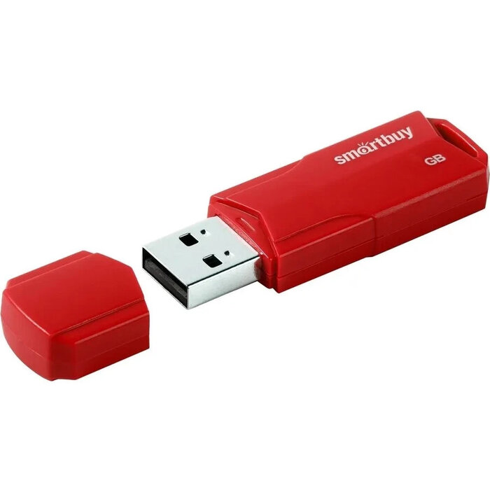 USB Flash накопитель SmartBuy  (SB4 ГБCLU-R) 4 ГБ, красный №1