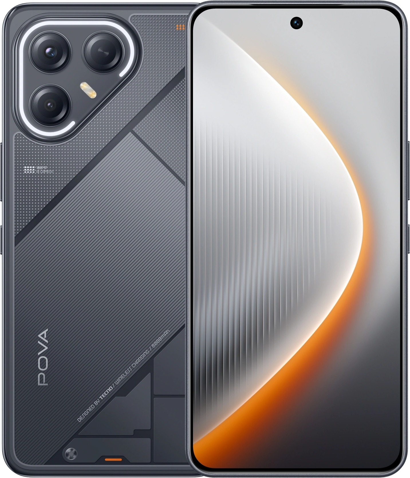 Смартфон Tecno POVA 7 Ultra 5G 8/256 Гб, Черный, Dual nano SIM детальное изображение - 1