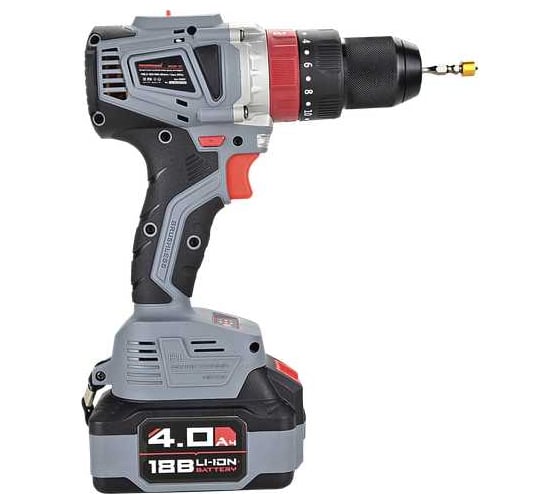 Аккумуляторная дрель бесщеточная ударная Profipower MKDHP-18V (Li-ion-2шт, 4.0Ач, 80Нм, 2 скорости, З/У, кейс) E0087, 18 В детальное изображение - 3