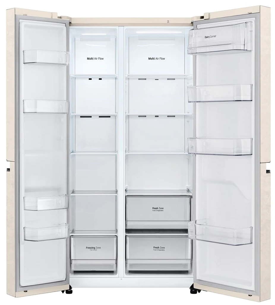 Холодильник LG GC-B257JEYV, Бежевый детальное изображение - 4