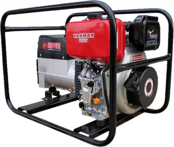 Сварочный генератор EUROPOWER EP 180 DX DC 953011904, 5.5 кВт, Черный детальное изображение - 1