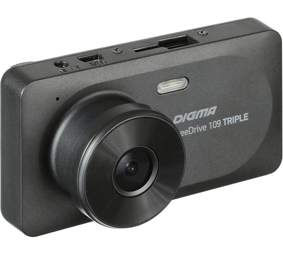 Видеорегистратор DIGMA FreeDrive 109 TRIPLE, 2-х канальный, 1920x1080 Full HD dpi, MicroSD, 32 ГБ, Черный детальное изображение - 6