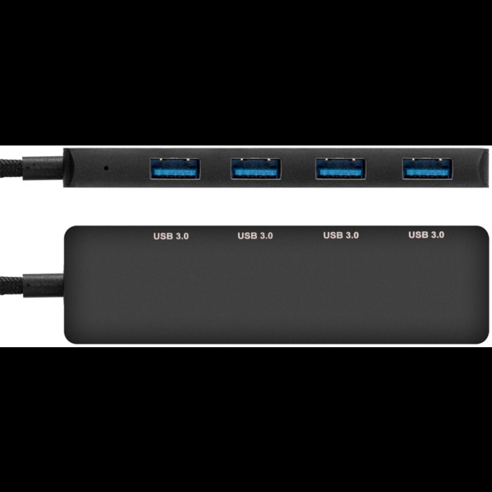 USB-концентратор ExeGate DUB-4C/3, Черный №2