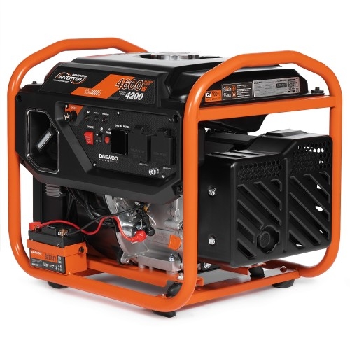 Генератор бензиновый DAEWOO GDA 4600Ei, 4.2 кВт, Оранжевый детальное изображение - 3