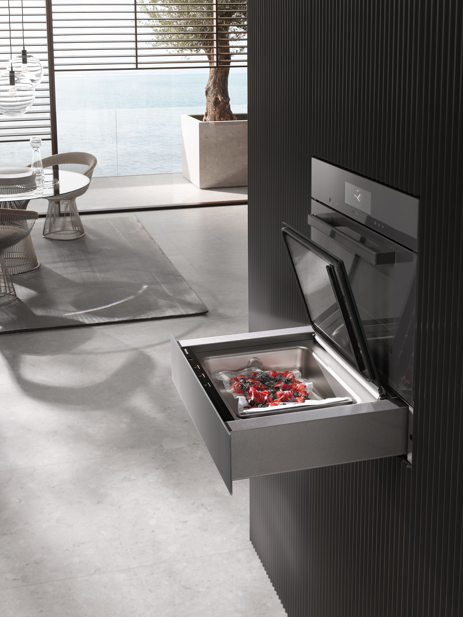 Вакуумный упаковщик Miele EVS 7010 125 Gala Ed OBSW matt, Черный обсидиан матовый детальное изображение - 3