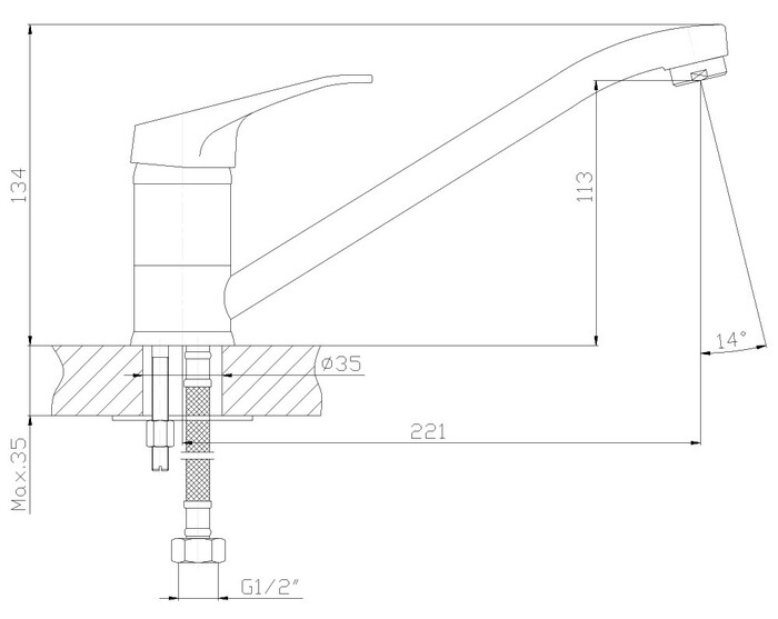 Смеситель Decoroom DR37018 №2