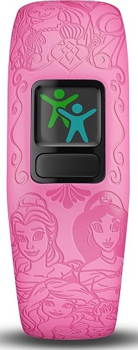 Фитнес-браслет детский Garmin Vivofit Jr 2, Disney Princess Band, 11 мм, Розовый детальное изображение - 2
