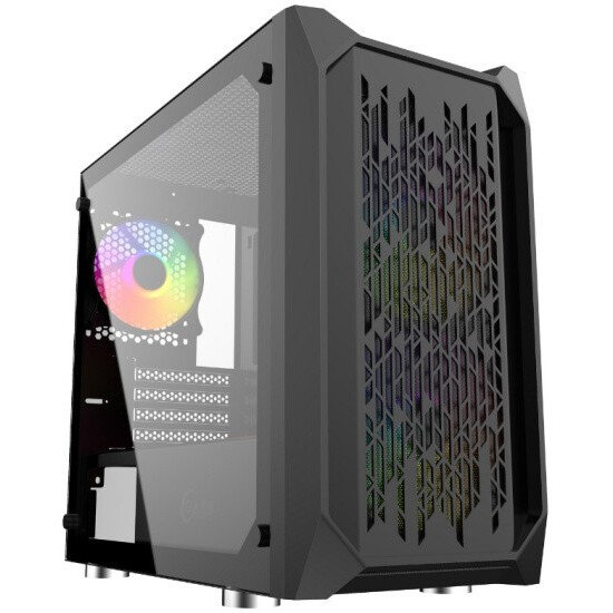 Корпус Powercase Alisio Micro X3B, Черный детальное изображение - 1