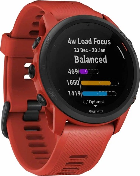 Смарт-часы Garmin Forerunner 745, 43.8 мм, Красный детальное изображение - 2