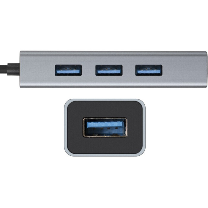 USB-концентратор ExeGate DUB-4, Черный №3