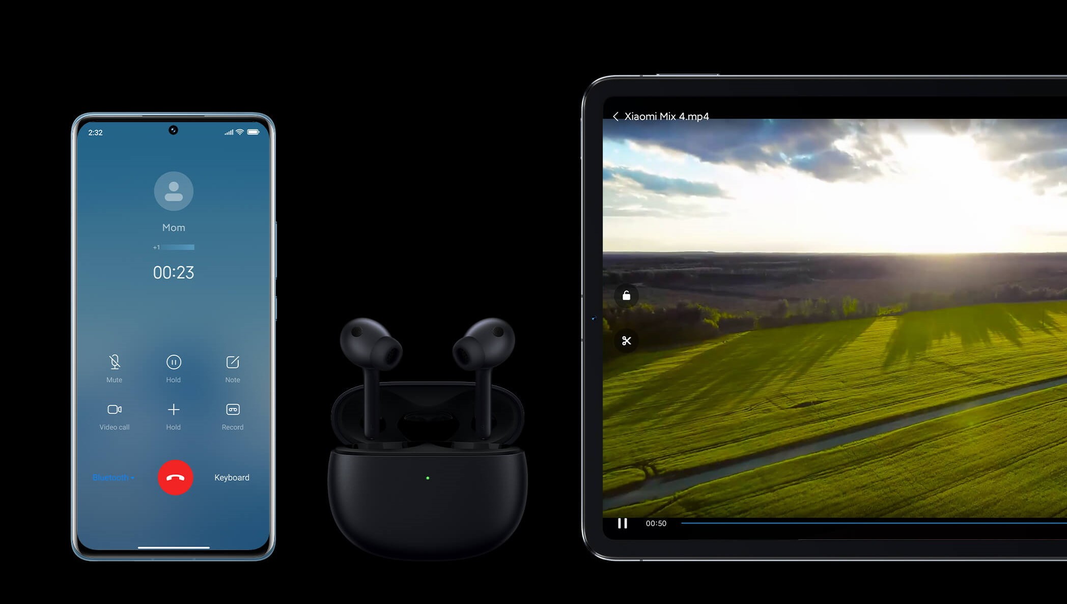 Беспроводные наушники Xiaomi Buds 3, Черный детальное изображение - 3