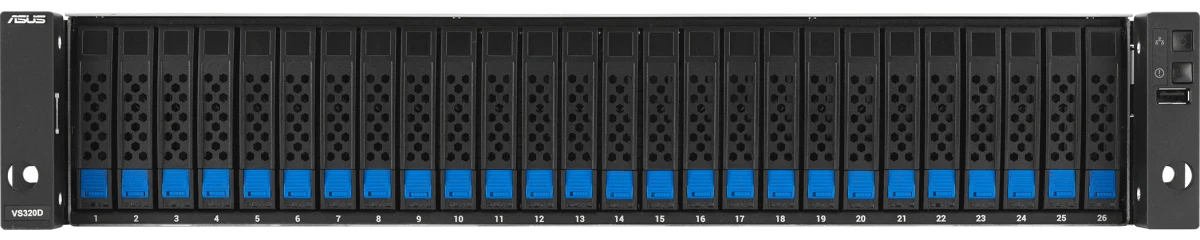 Серверный корпус ASUS VS320D-RS26 (D1712106Z), 850 Вт, Черный детальное изображение - 3