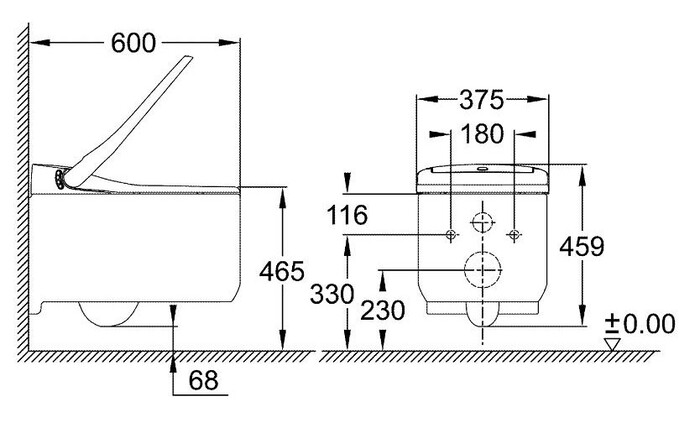 Унитаз Grohe Sensia Arena 39354SH0 №4