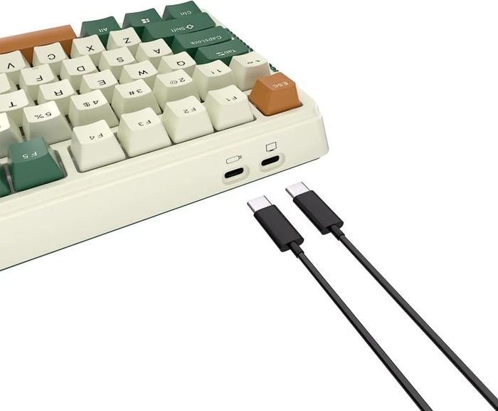 Клавиатура Royal Kludge RKH81 Timing Machine, Sky Cyan Switch, Зеленый №3