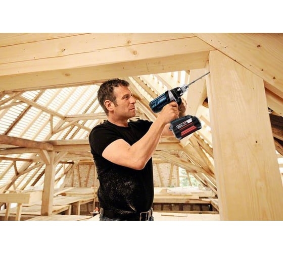 Аккумуляторная дрель-шуруповерт Bosch GSR 36 VE-2-LI, 36 В, 100 Нм, 4 А·ч, 06019C0100 детальное изображение - 2