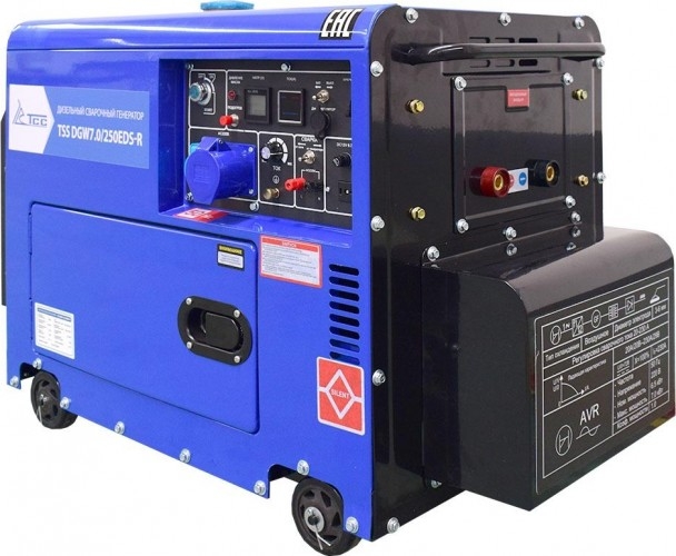 Сварочный генератор ТСС DGW 7.0/250EDS-R 024377, 6.5 кВт, Синий детальное изображение - 1