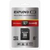 Карта памяти Exployd MicroSD + SD адаптер (EX008GCSDHC10-AD), 8 Гб вариант - 1