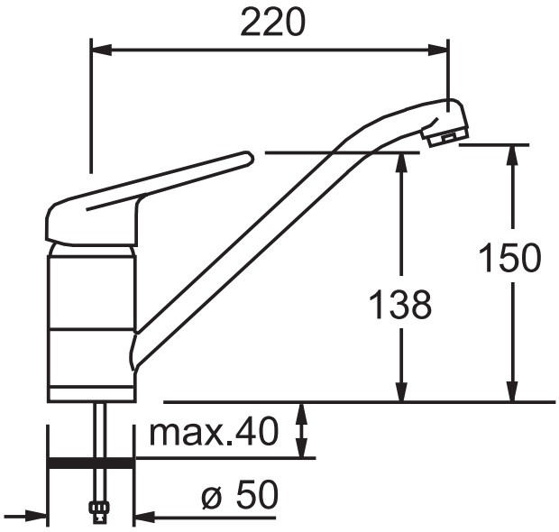 Смеситель Franke Princess 750 115.0029.710 детальное изображение - 2